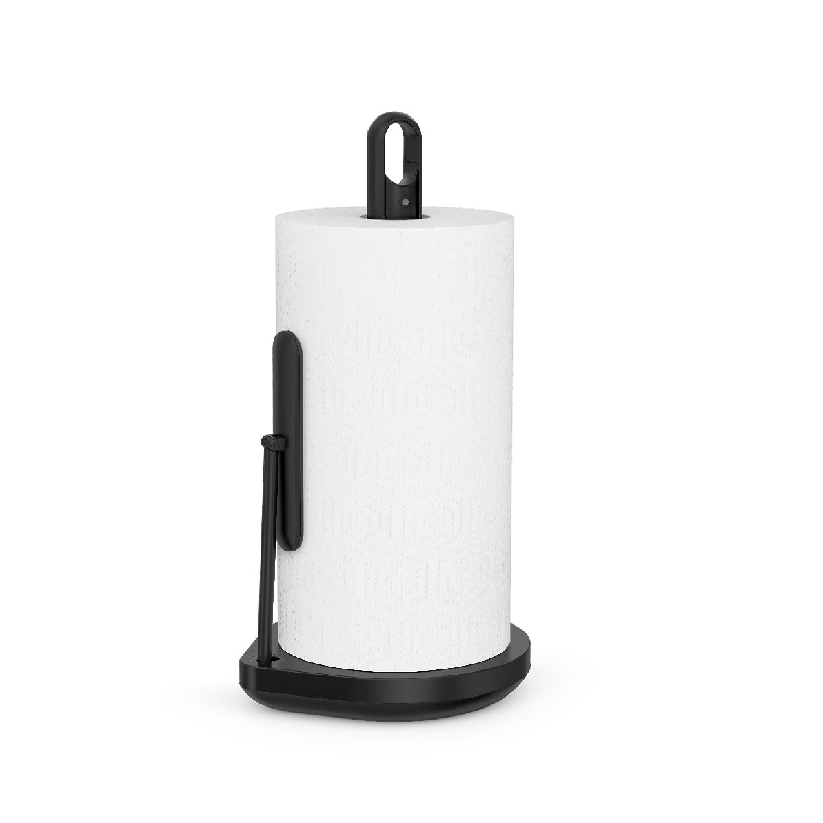 simplehuman Küchenrollenhalter Edelstahl, 20,6 × 18 × 38,1 cm, Schwarz