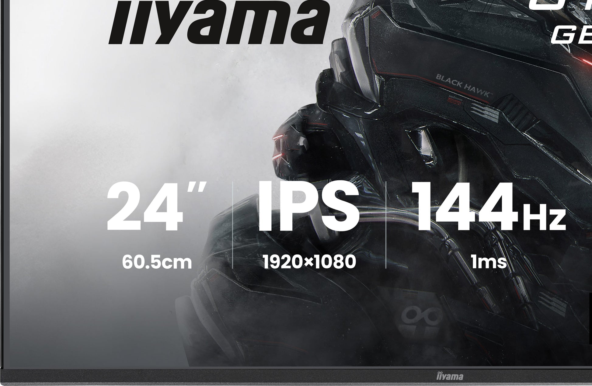iiyama GB2441HSU-B1 – Monitor, 24", IPS, 144 Hz