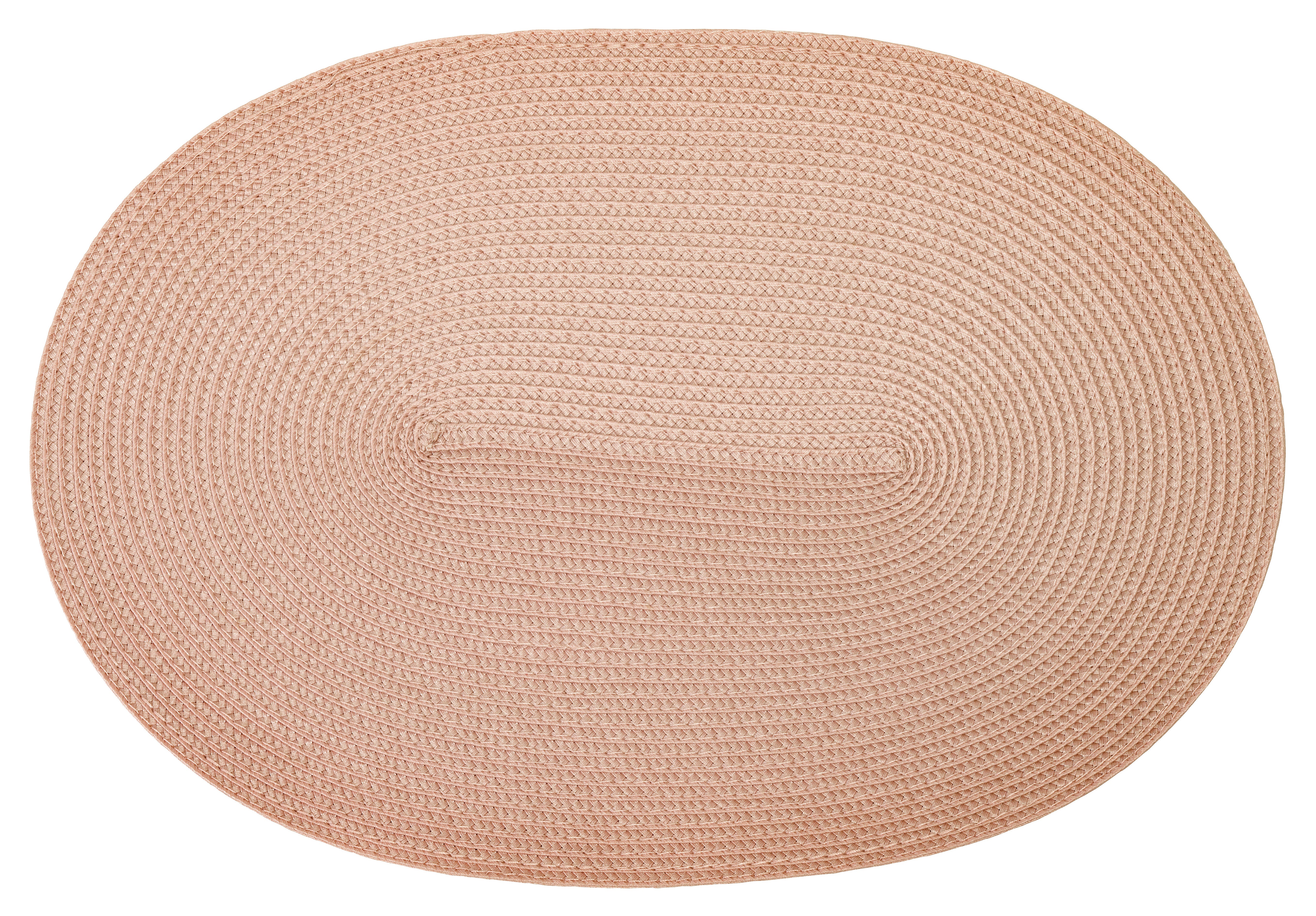 d-c-fix Tischset – oval, PP, Pfirsich, 44 × 29 cm
