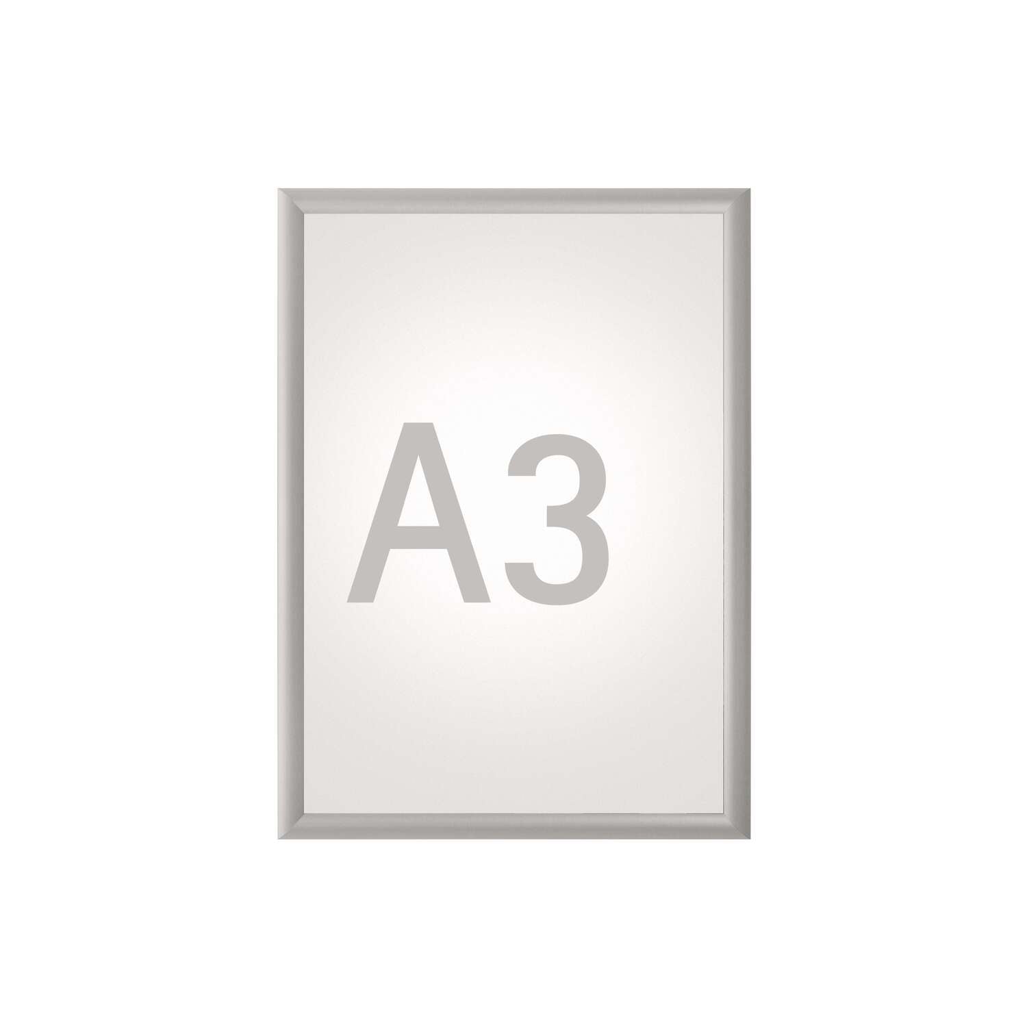 MAULstandard Klapprahmen – A3 quer, Silber, Aluminium – 1 Stück