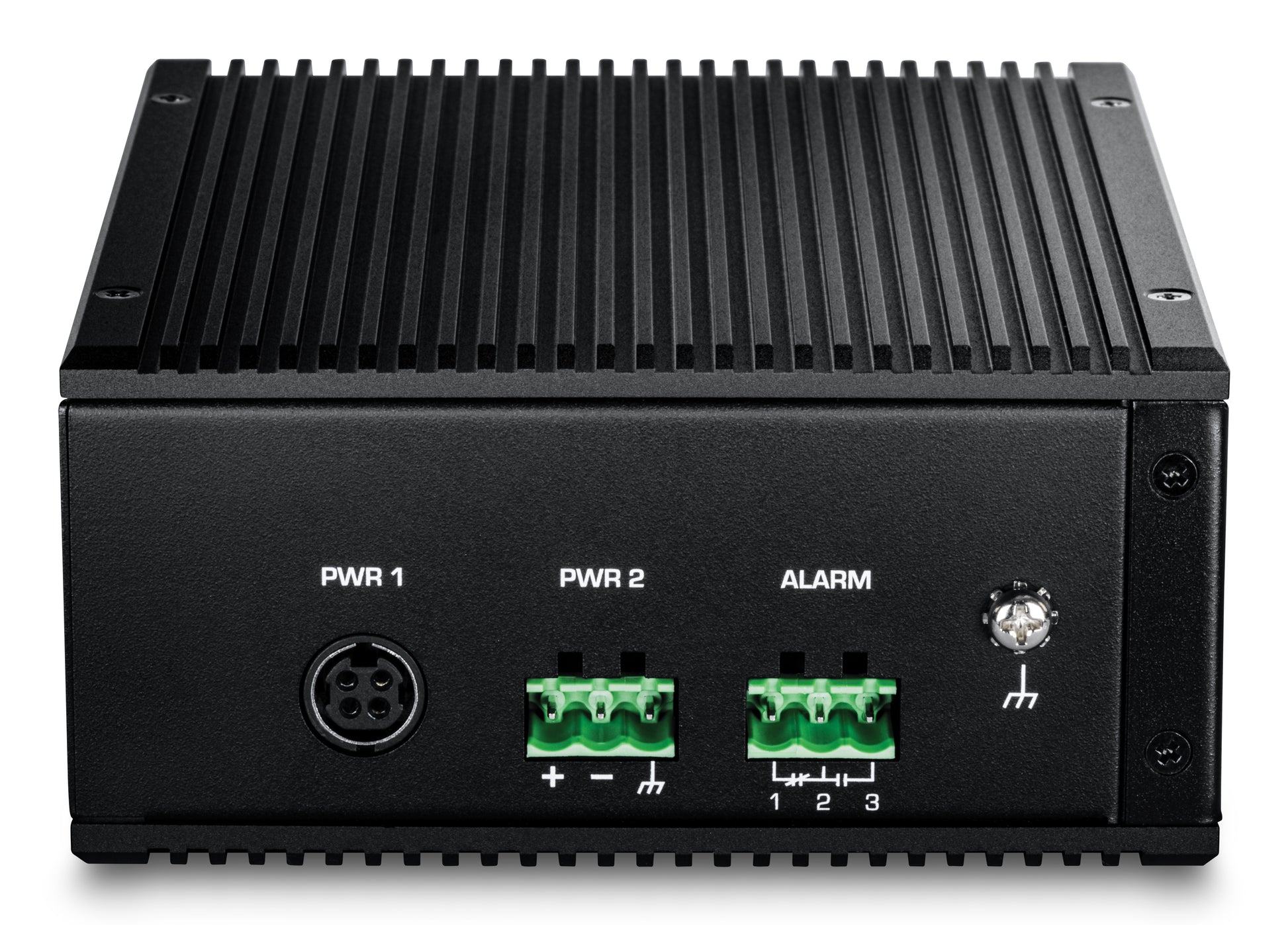TRENDnet TI-BG50611 – Unmanaged Switch – 4× 2,5G, 1× 10G, 1× SFP+, PoE++, PoE-Budget 240 W, DIN-Rail
