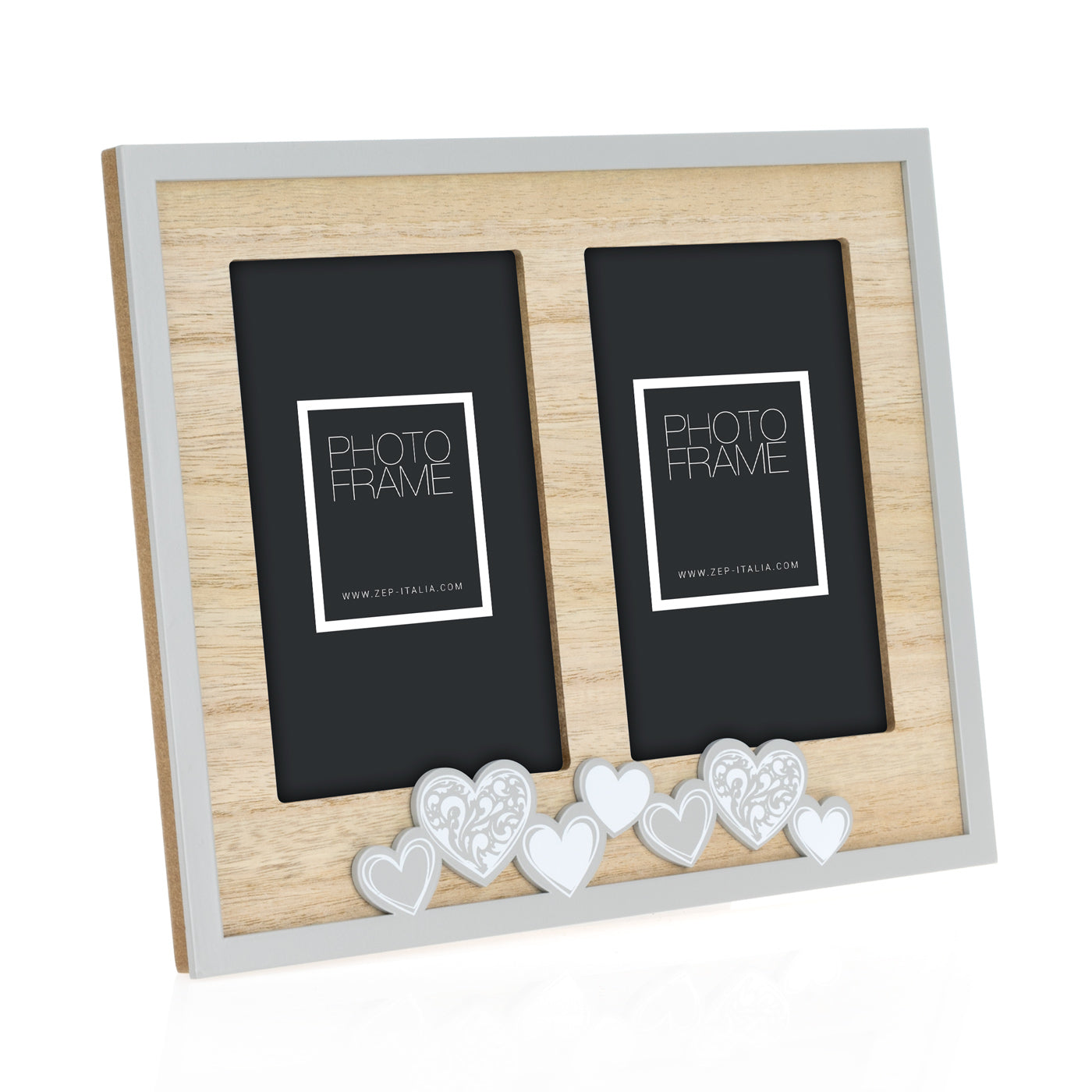 ZEP EIBERT Bilderrahmen Lola, MDF, braun, 26 × 21 cm, mit Aufsteller