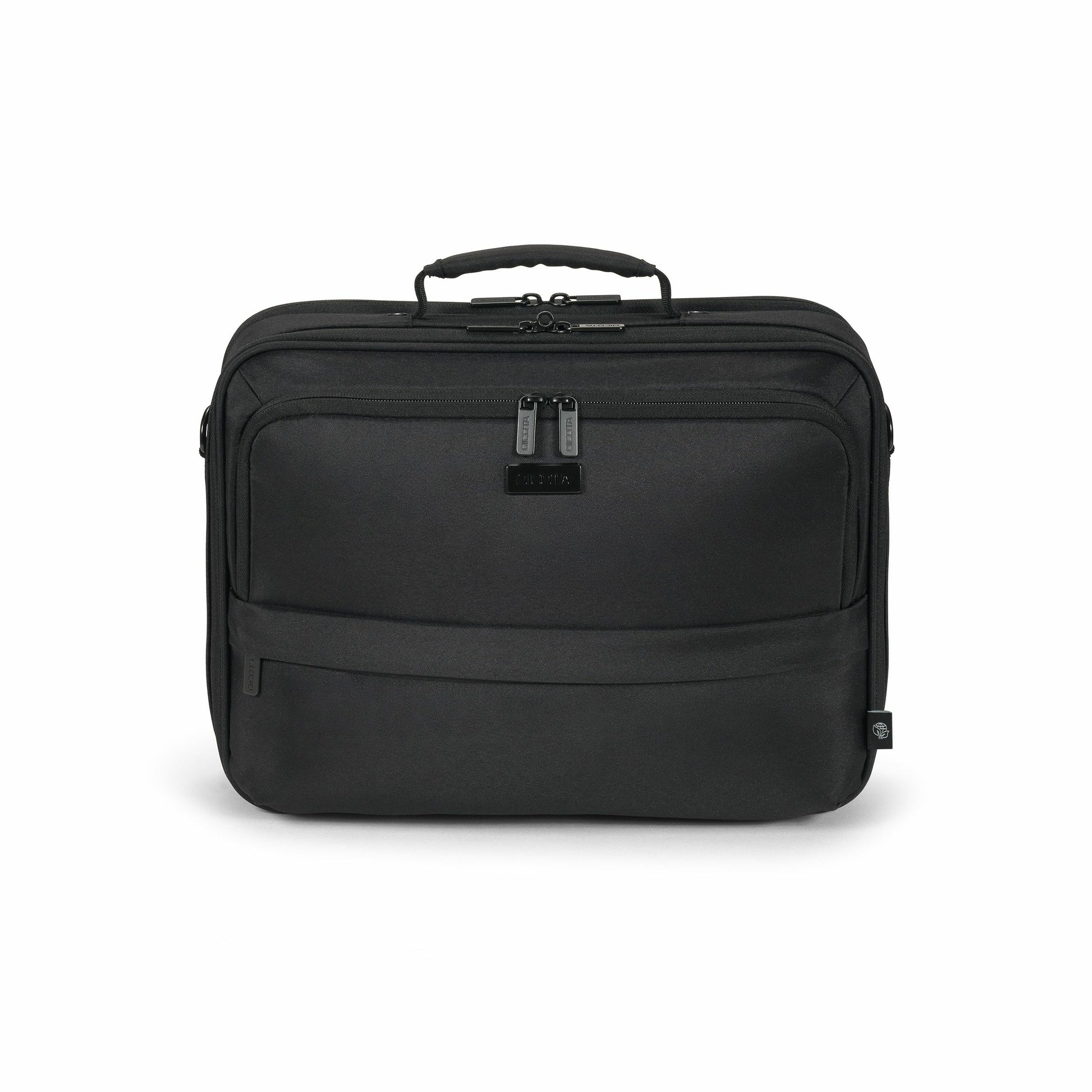 DICOTA Notebook-Tasche für Geräte bis 14,1" – wasserabweisend, 100% recyceltes PET – Schwarz