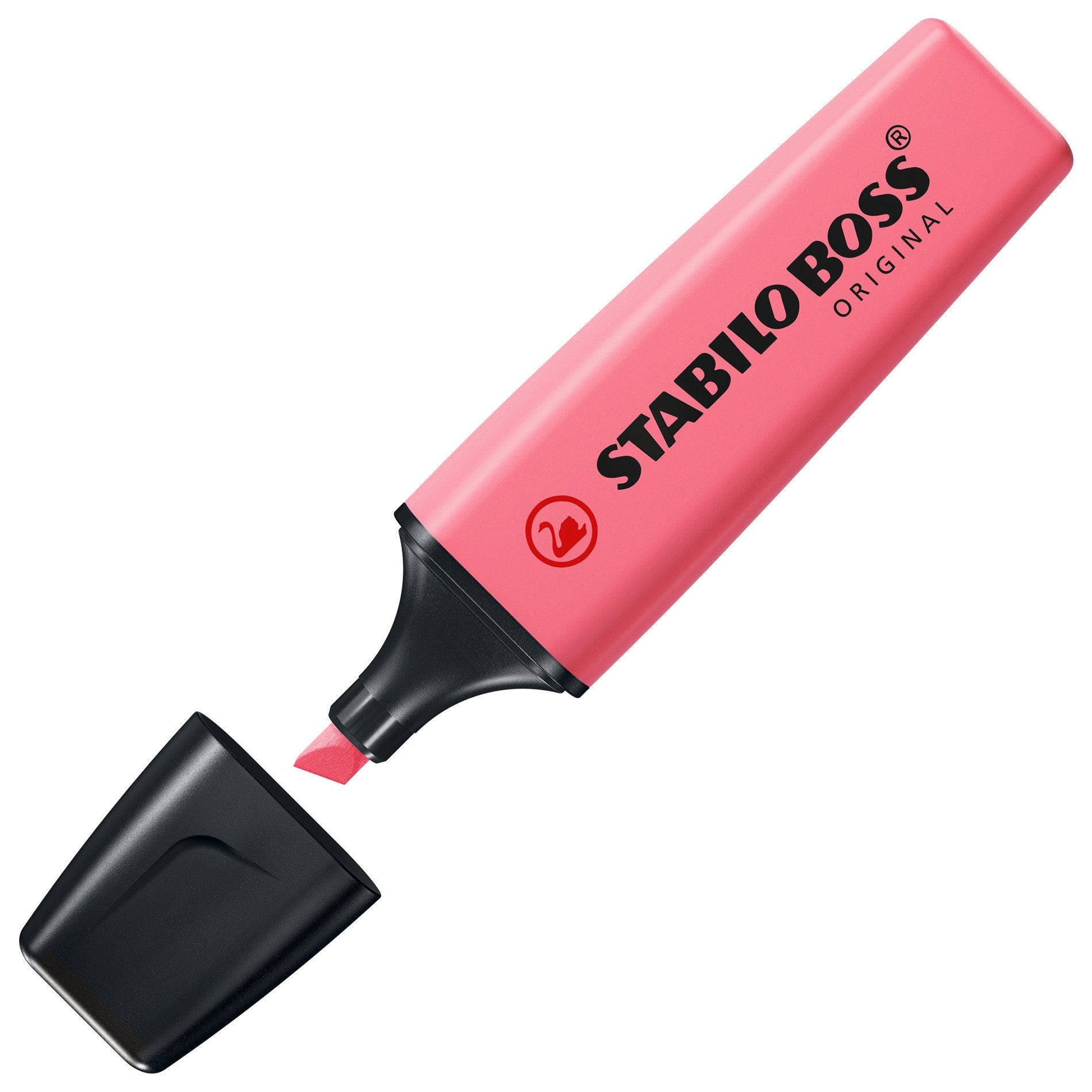 STABILO BOSS Original Textmarker Kirschblütenrosa – Keilspitze, 2–5 mm