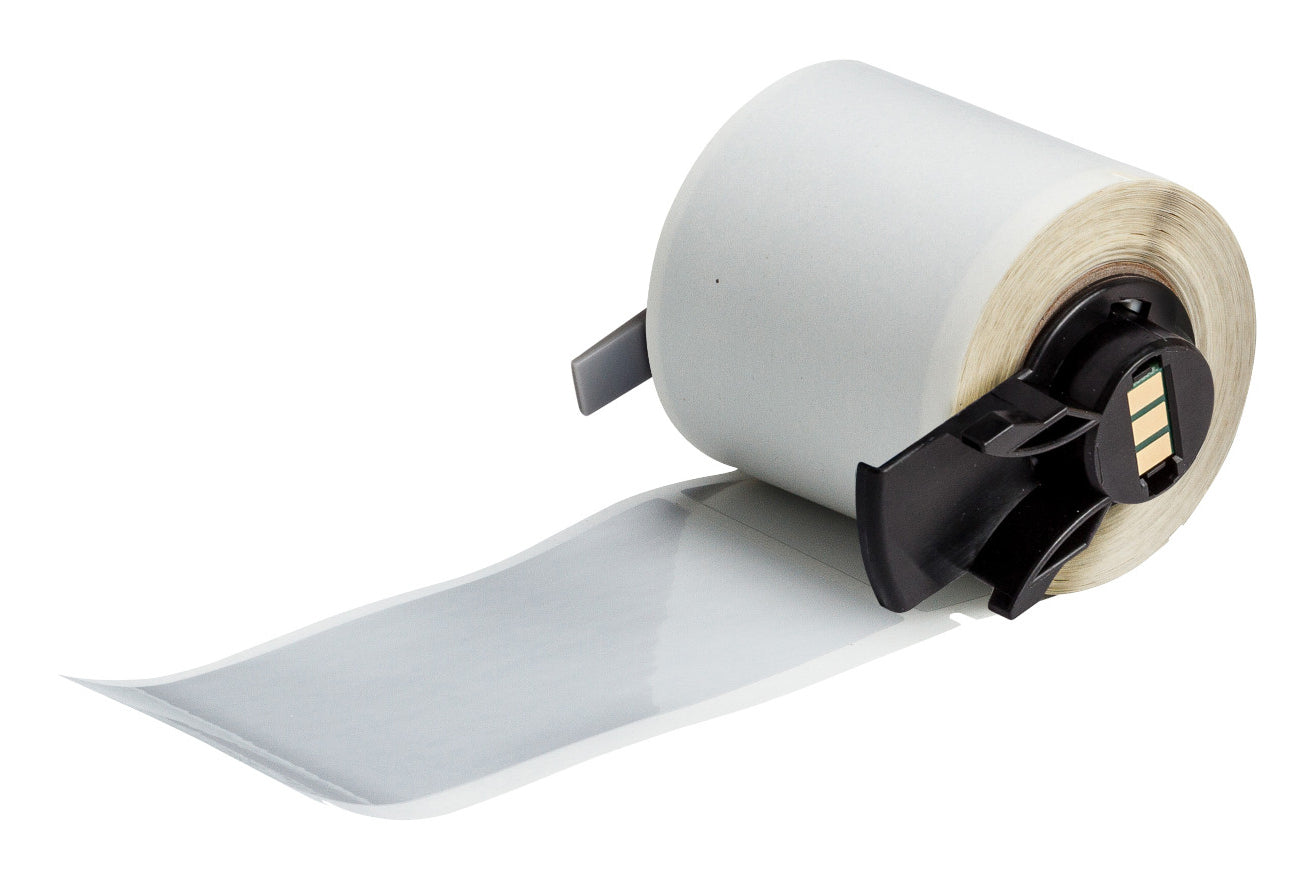 Brady Etiketten (Rolle) 102 × 48 mm – Polyester, silber – permanent haftend – Thermotransfer – für M610/M611