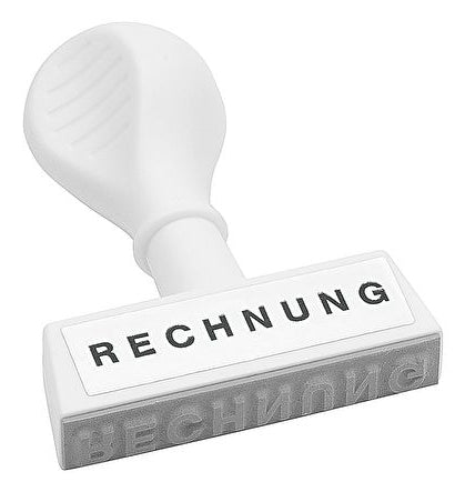 Wedo Traditioneller Wortstempel – Abdruck 450 × 55 mm