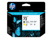 HP Value Pack Druckkopf + Tinte Nr. 72 – Schwarz/Gelb, 130 ml