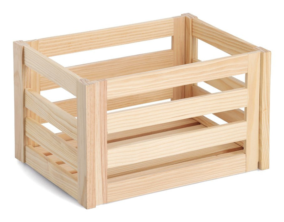 Zeller Present 13362 Aufbewahrungsbox ohne Deckel – Kiefernholz – Braun – 300 × 240 × 400 mm