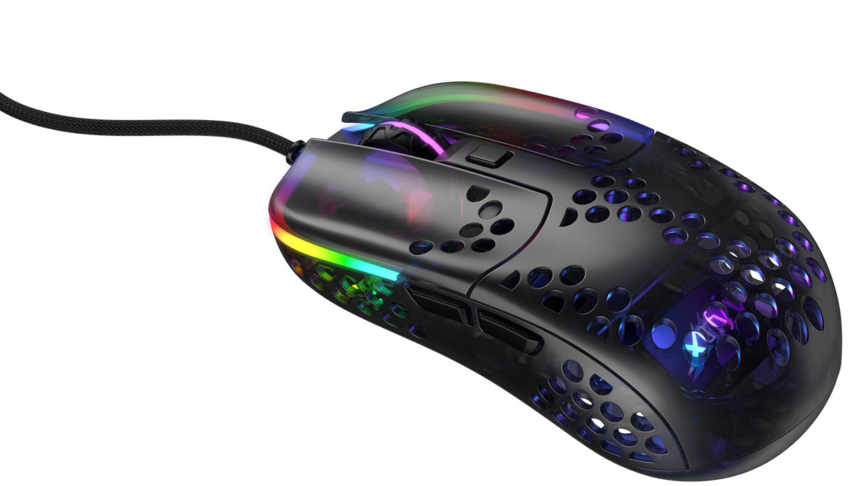 CHERRY XTRFY MZ1 – Gaming-Maus – Kabelgebunden (USB‑A), 16000 DPI, RGB-Beleuchtung, beidhändig, Schwarz