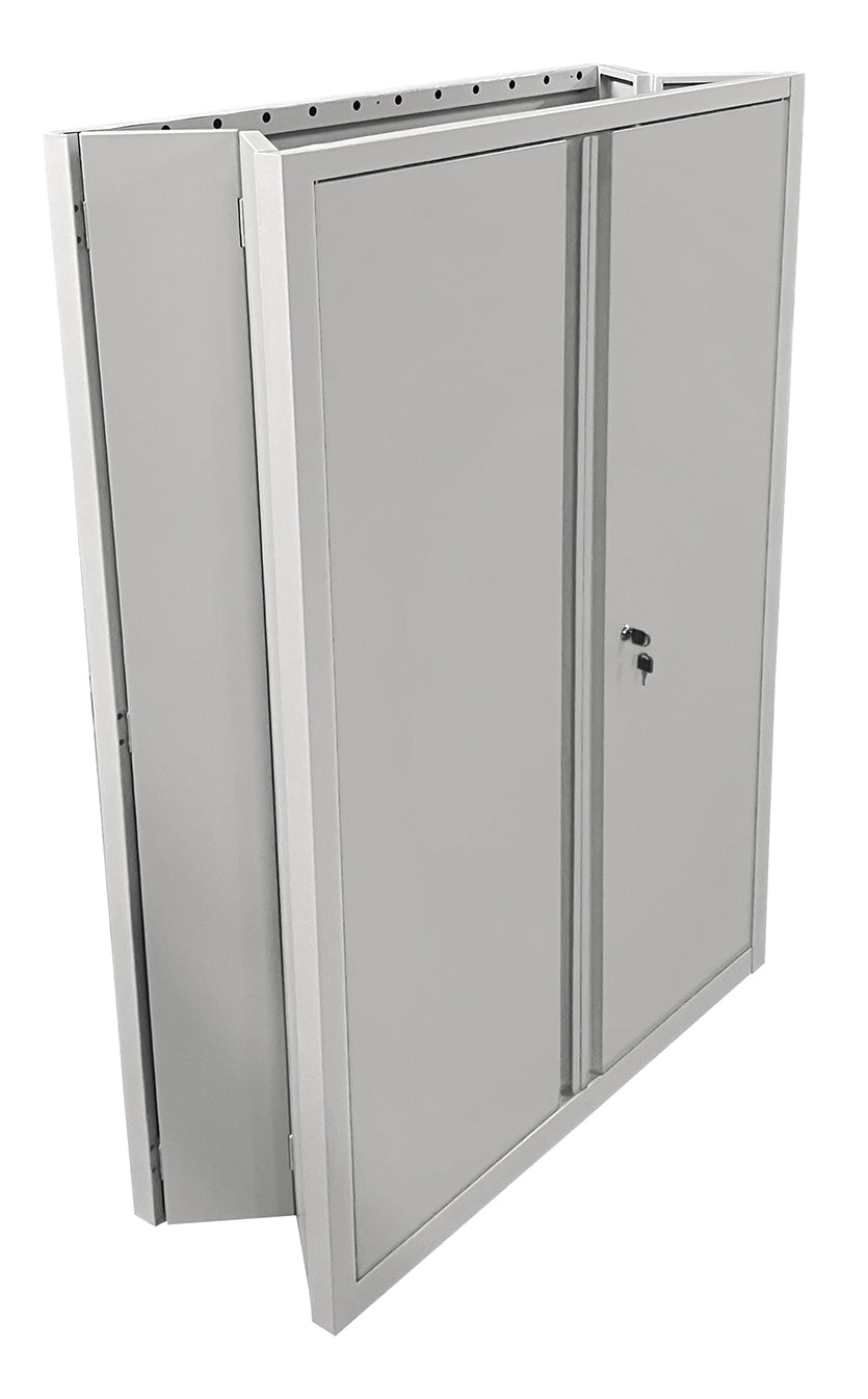 Phoenix Safe Co. SCF1491GGK – Aktenschrank, 3 Regale, abschliessbar, Stahl, 915 × 370 × 1400 mm, Grau