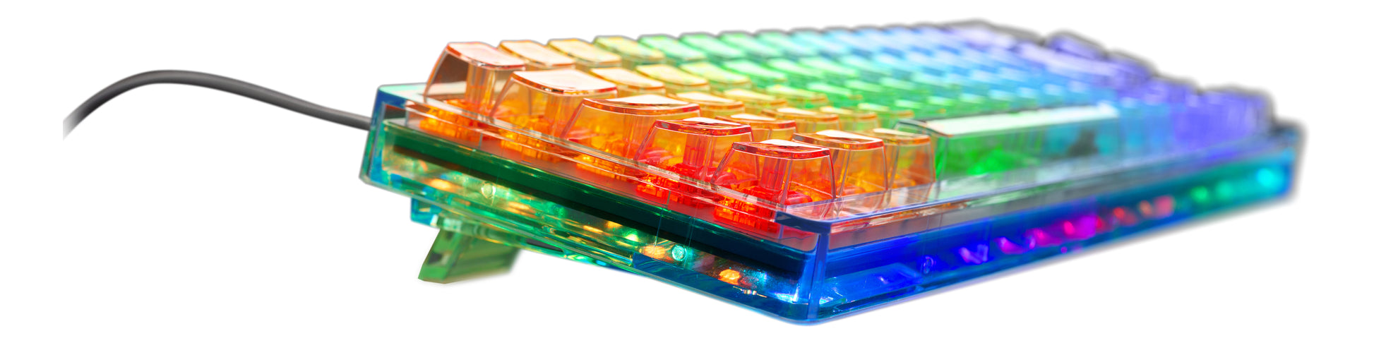 Deltaco Gaming GAM-160-T-CH – Gaming-Tastatur 65% – Mechanisch – QWERTZ (CH) – RGB – Ohne Ziffernblock