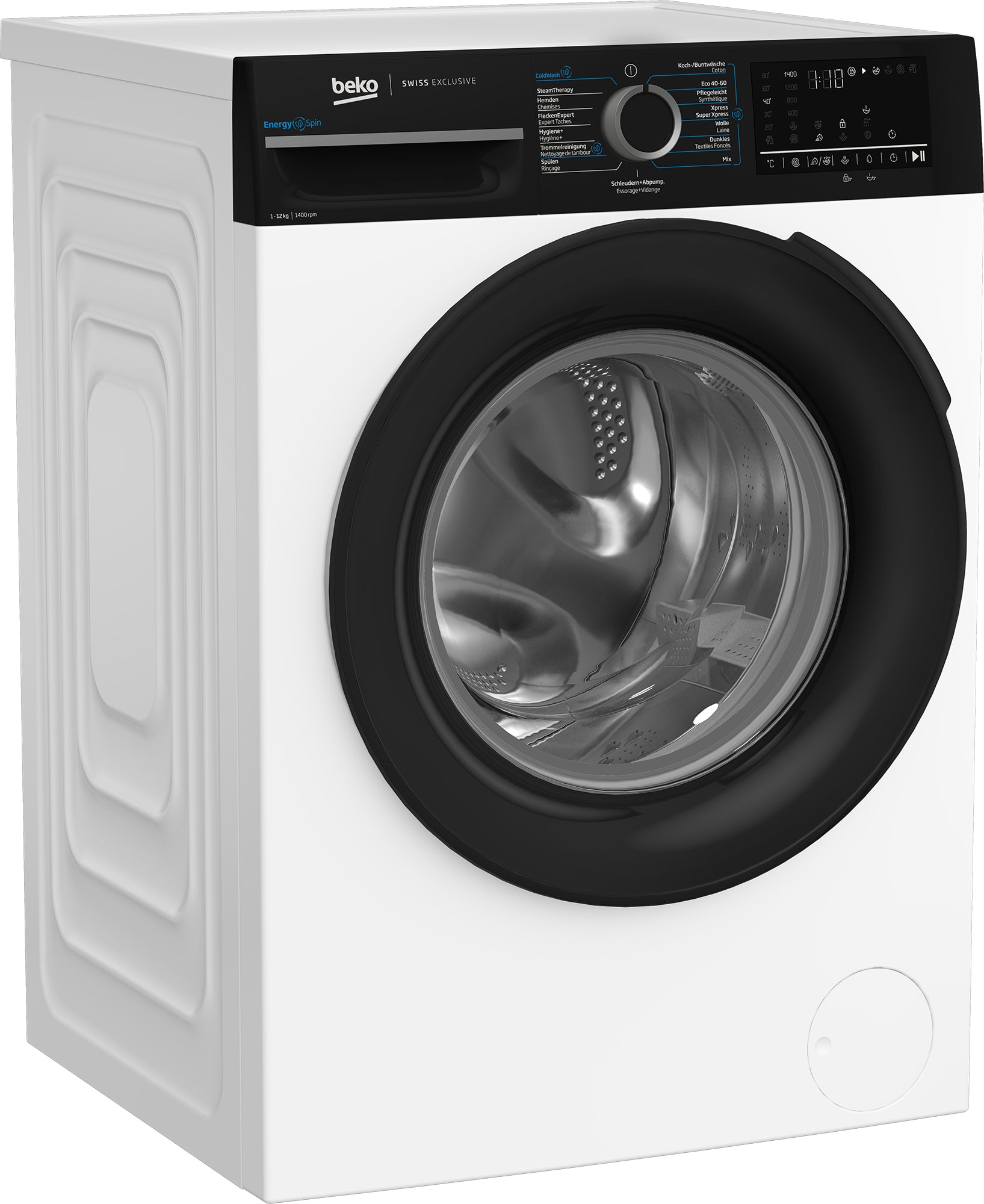 Beko Waschmaschine WM232 – 12 kg, 1'400 U/min, Energieklasse A – weiss