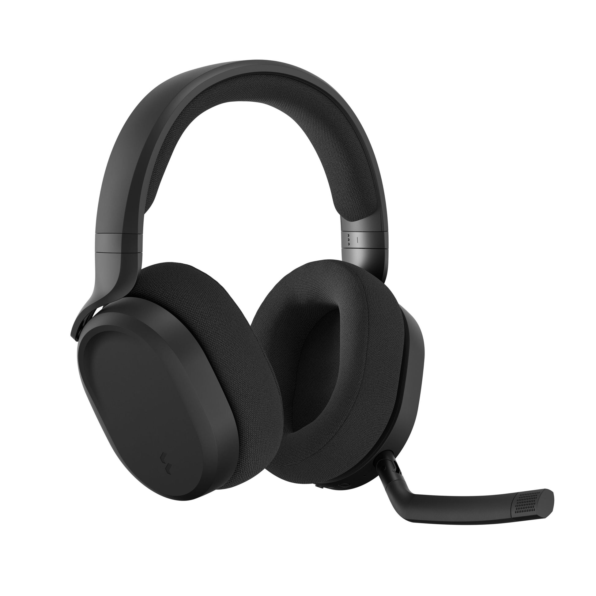 Fractal Design Scape Dark Gaming-Headset – On-Ear, Stereo, Kabel + BT, mit Ladestation, Schwarz