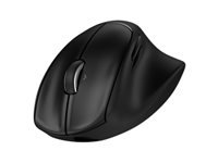 HP Tilt Ergonomische Maus 720M EURO – Maus – Kabellos (Bluetooth/2,4 GHz), 6000 DPI, Rechts, Schwarz
