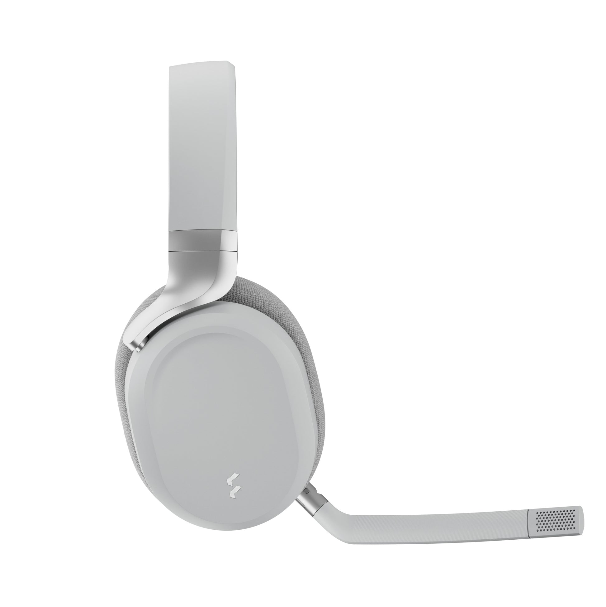 Fractal Design Scape Light Gaming-Headset – On-Ear, Stereo, Kabel (USB-C) + BT, mit Ladestation, Grau