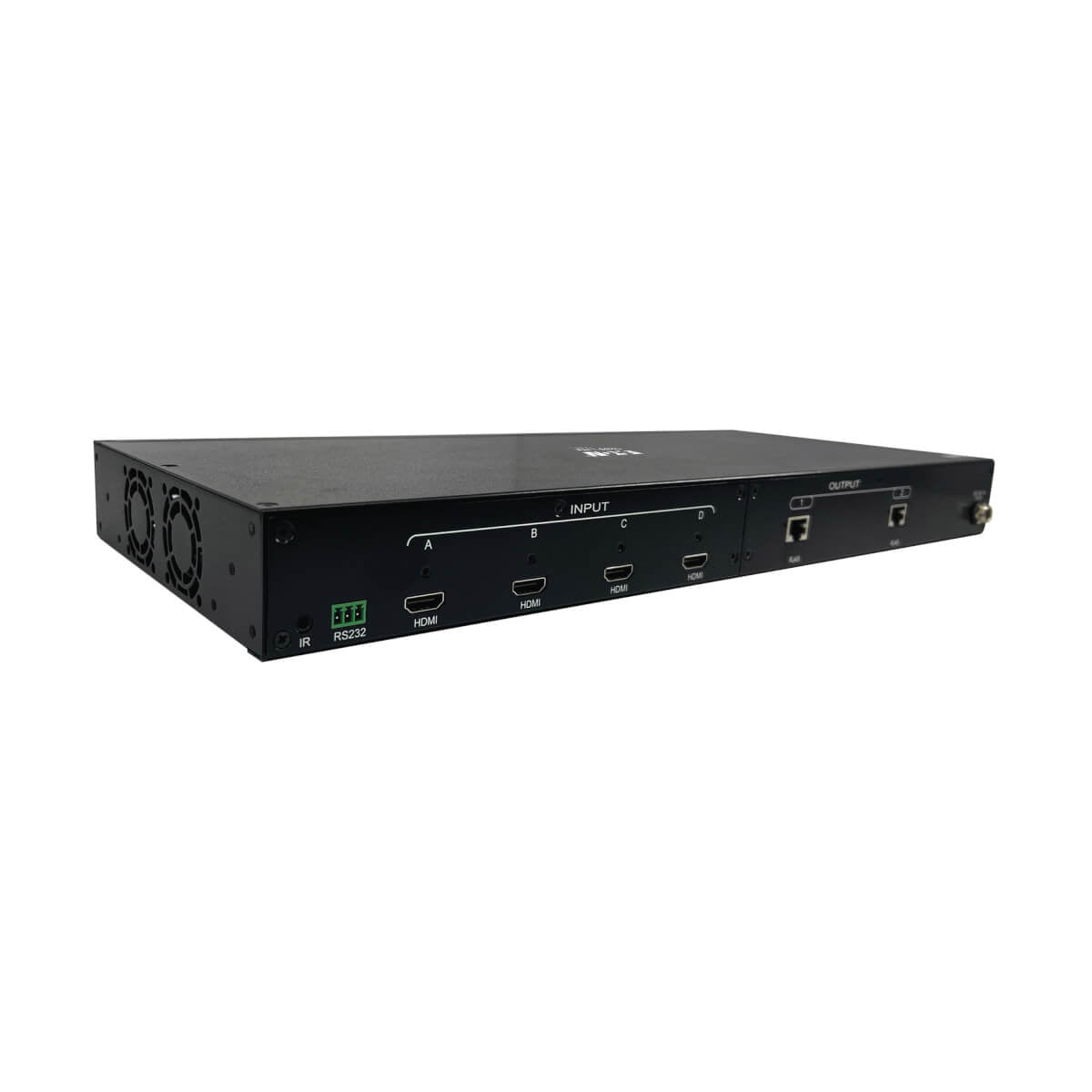 Tripp Lite B127A-4X2-BH2PH – HDMI Matrix 4×2, über Cat6, 4K@60 Hz, HDR, 4:4:4, PoC, 70,1 m, Schwarz