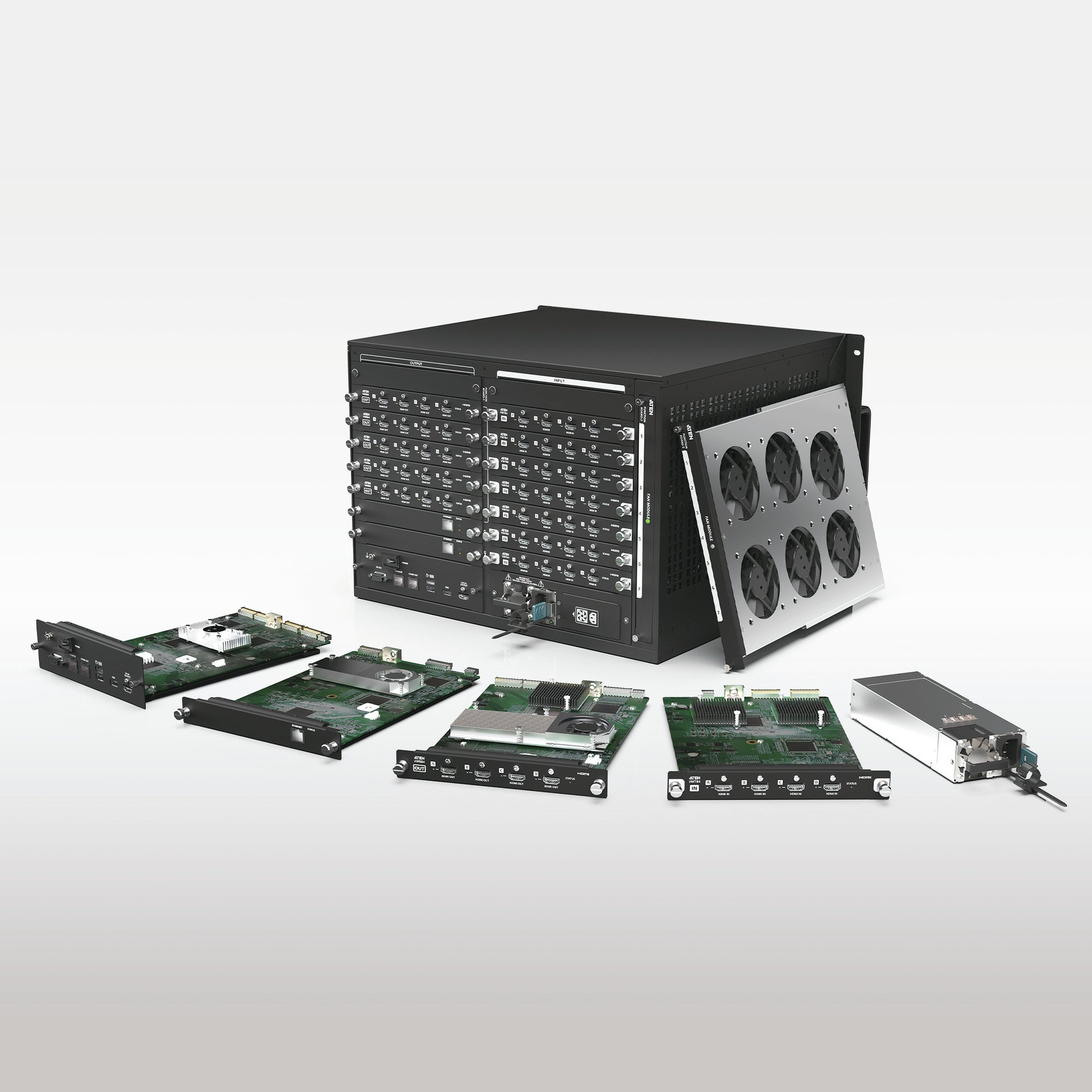 ATEN VW784 – 4-Port HDMI Eingabekarte, 4K, HDR, HDCP 2.2, Hot-Swap, für VW3620