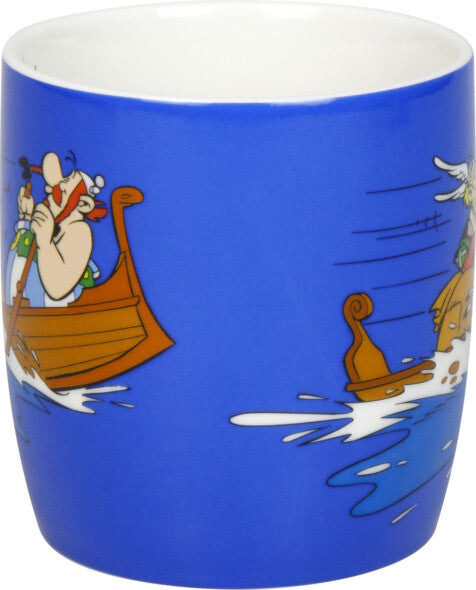 Könitz Porzellan Könitz Becher – 400 ml, Ø 8,7 cm, Knochenporzellan, Blau, spülmaschinenfest, mikrowellengeeignet