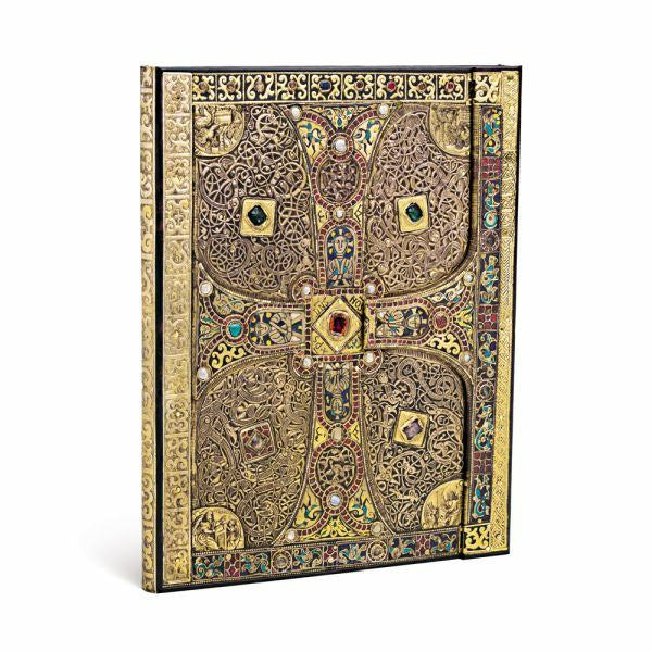 Paperblanks Lindau Notizbuch – 180 × 230 mm – liniert – Hardcover, Lesezeichen, Innentasche, mehrfarbig, FSC
