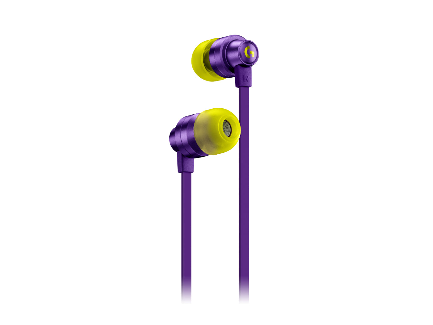 Logitech G G333 Gaming-Headset – In-Ear, Stereo, Kabelgebunden, 3,5 mm Klinke, Violett