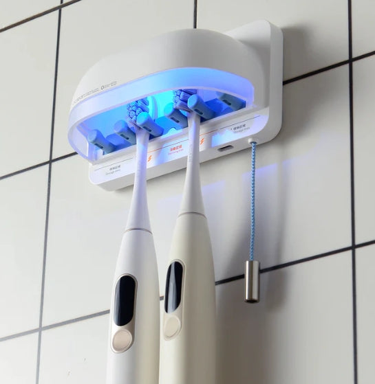 Oclean Zahnbürsten-Sterilisierer S1 – für elektrische Zahnbürstenköpfe – UVC-LED, Wandhalterung – Weiss