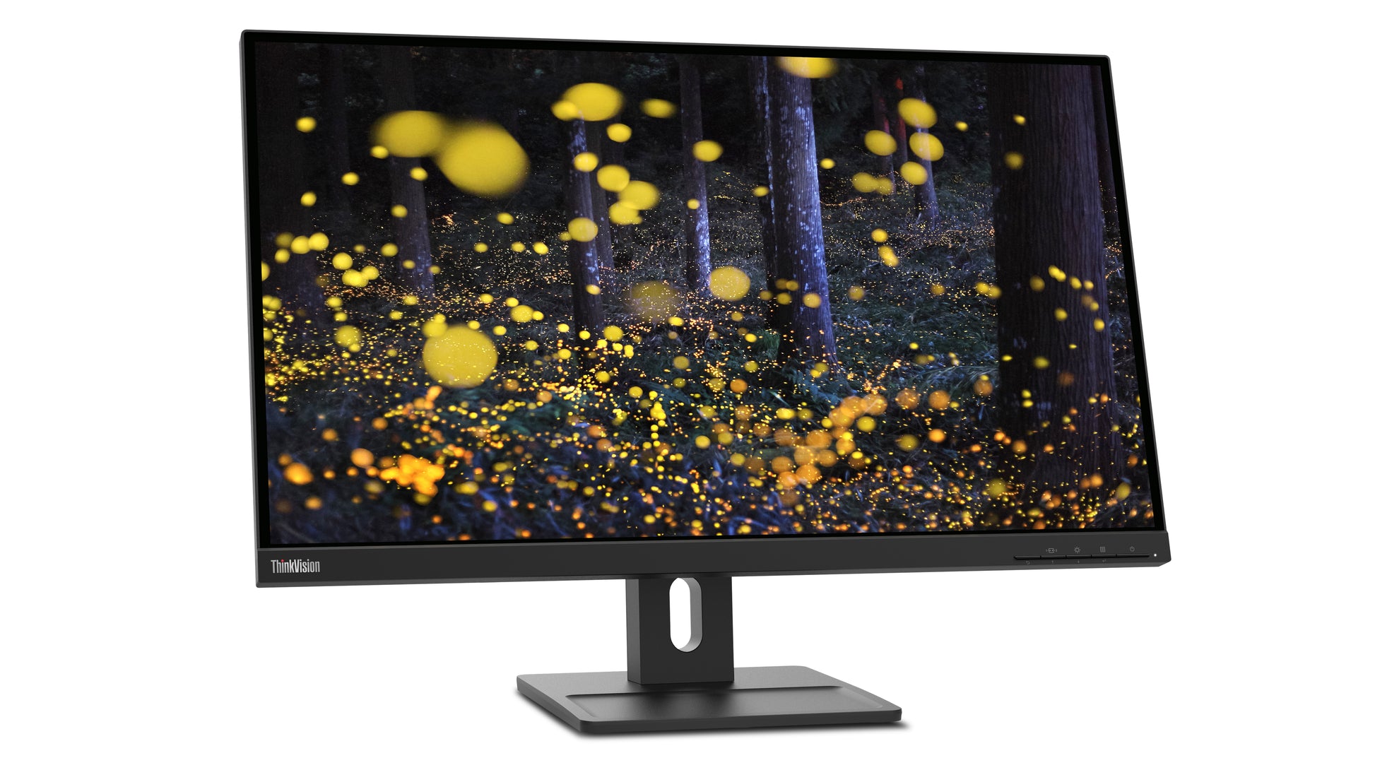Lenovo ThinkVision E27q-20 – Monitor, 27" WQHD (2560 × 1440), IPS, 75 Hz, 350 cd/m², VESA 100 × 100, Schwarz