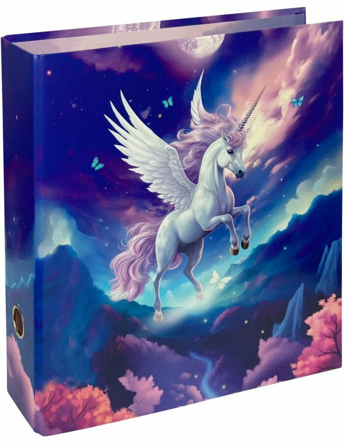 Goldbuch Diana Ringbuch – 2-Ring Q-Ring – für A4 – Rückenbreite 5 cm – Blau