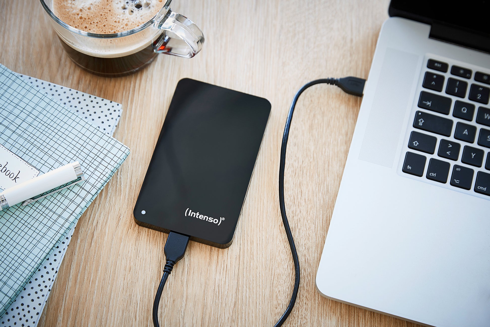 Intenso Memory Case – USB 3.2 Gen 1, 1 TB HDD vorinstalliert, für 2,5" HDD