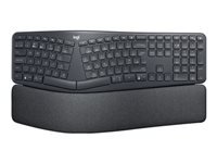 Logitech ERGO K860 – Tastatur, US-Layout (EN), ergonomisch, Grau