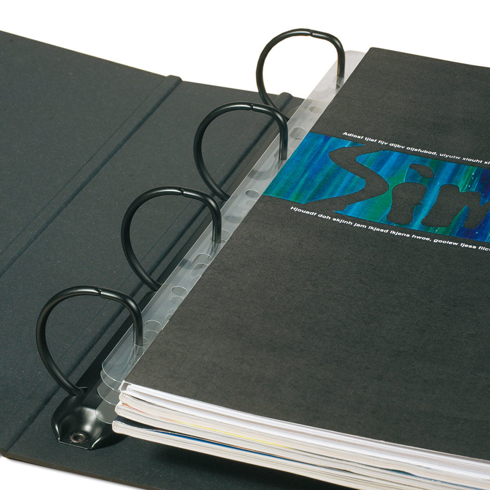 3L Abheftstreifen – für A5 – 125 mm – PET – transparent – selbstklebend – 11-fach – 50 Stk.