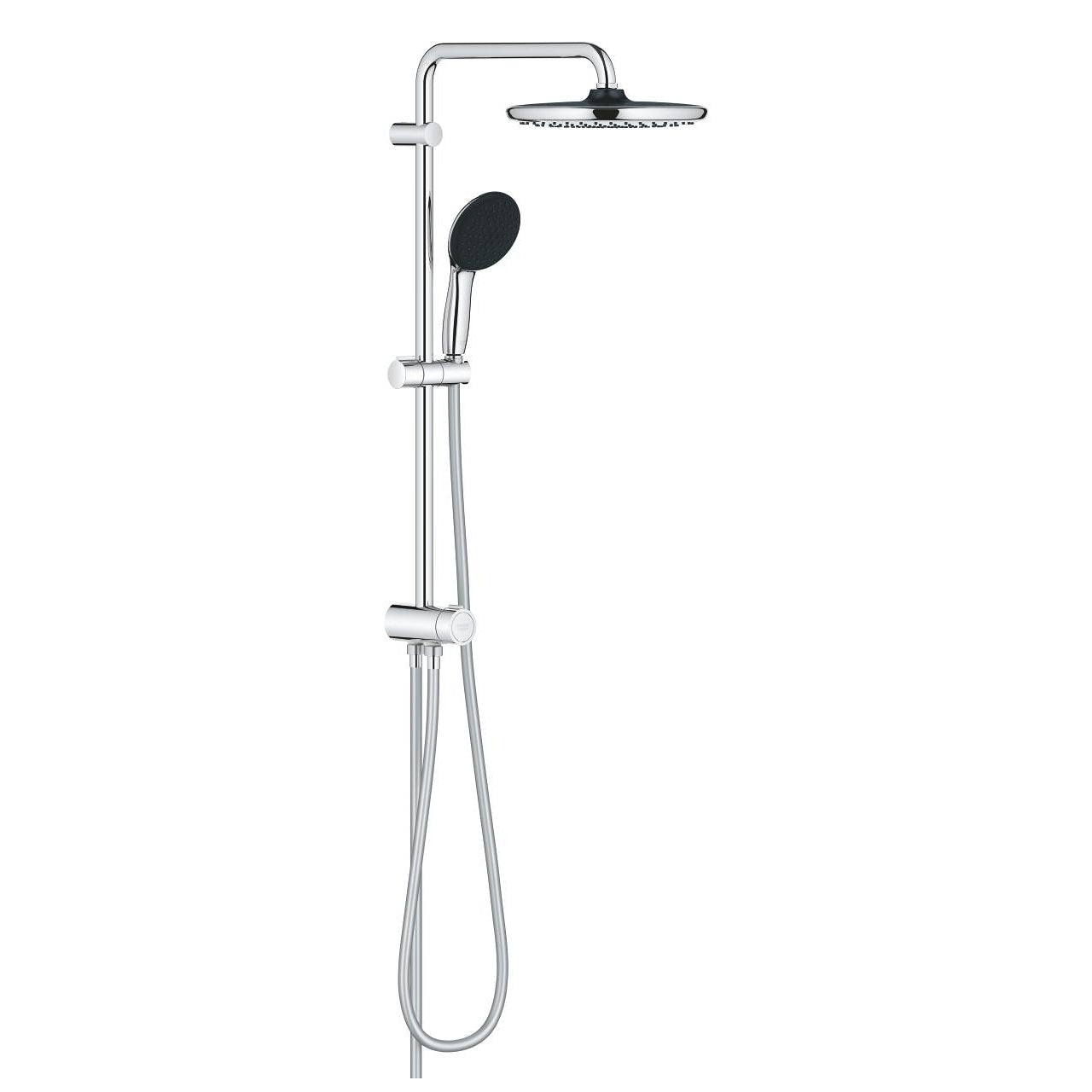 GROHE Duschsystem Vitalio Start 250 – 150 cm Schlauch, Metall, Chrom