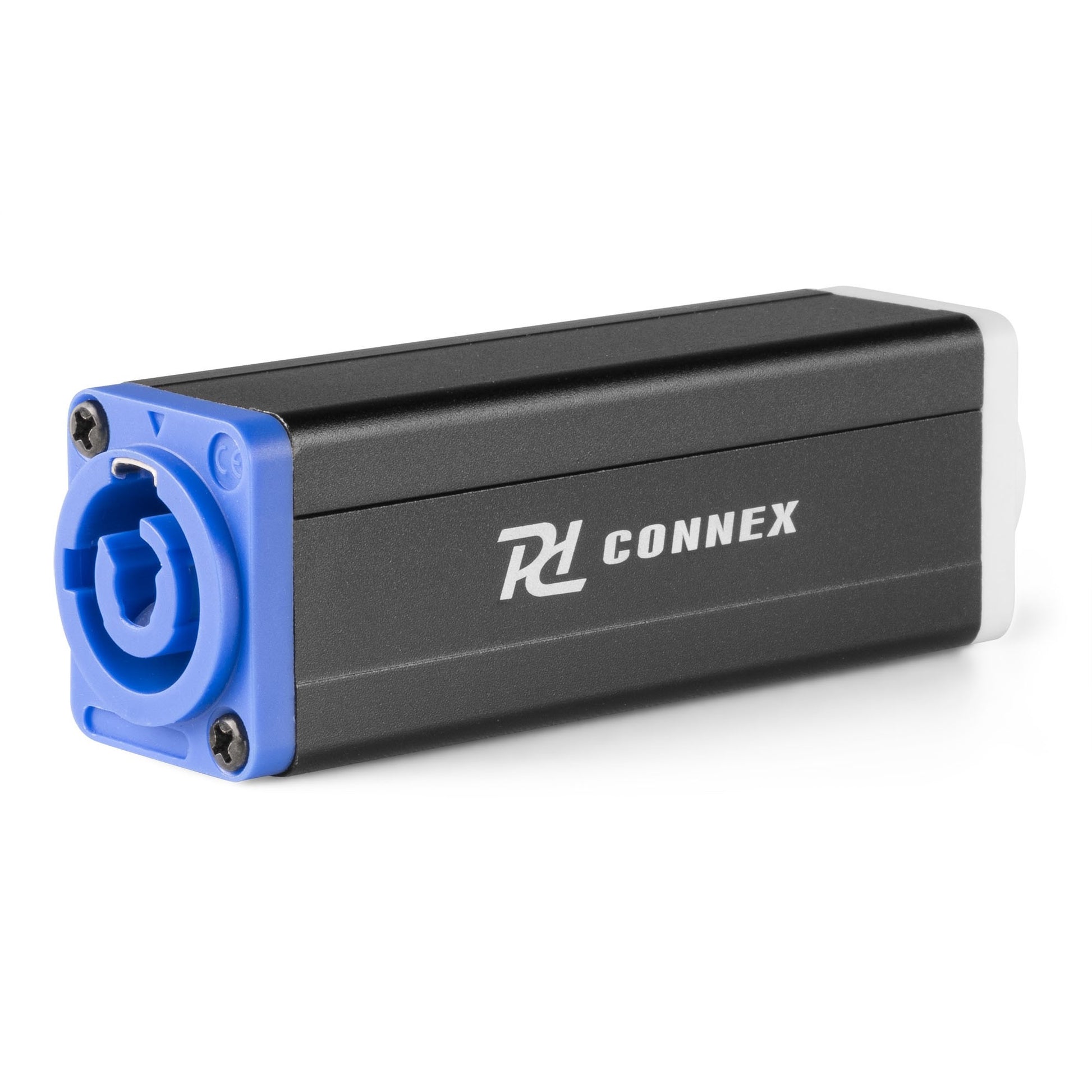 PD-Connex PSB10 Montagekupplung Powercon zu Powercon – 20 A, Weiblich/Weiblich, Aluminium, Schwarz/Blau