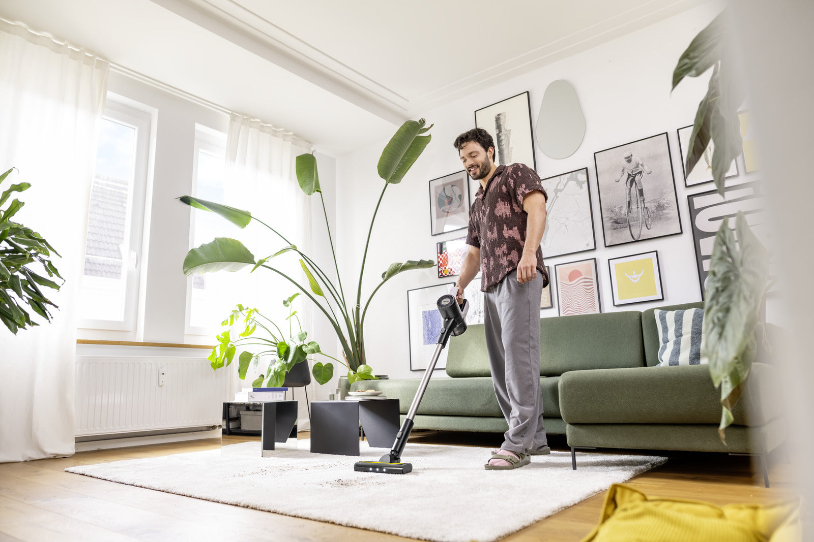 Kärcher Akkustaubsauger VCS 3 Nano Complete – 50 min, 300 W, Behälter 0,6 l