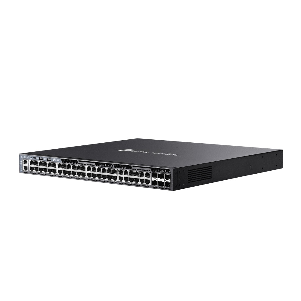 TP-Link SG6654XHP – Managed Switch – 48×GbE, 6×SFP+, L3, PoE+ 1440 W, 1U