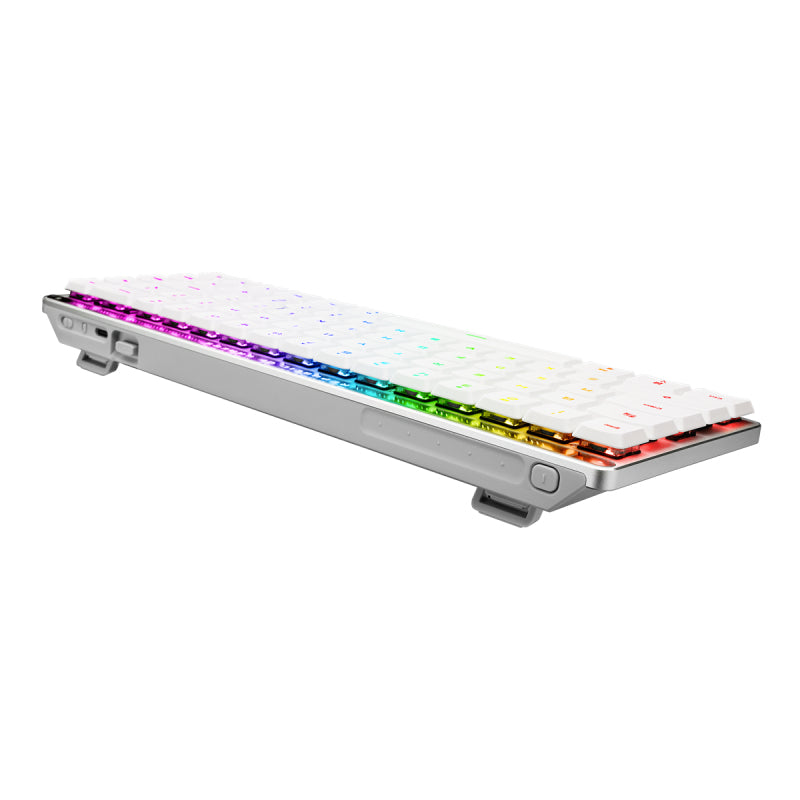 ASUS ROG – Gaming-Tastatur 65% – Mechanisch – USB/Bluetooth/2,4 GHz – QWERTY (Nordisch) – RGB – Weiss