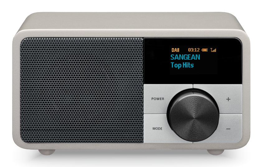 Sangean DDR-7 – DAB+/UKW-Tischradio, Bluetooth – Silber