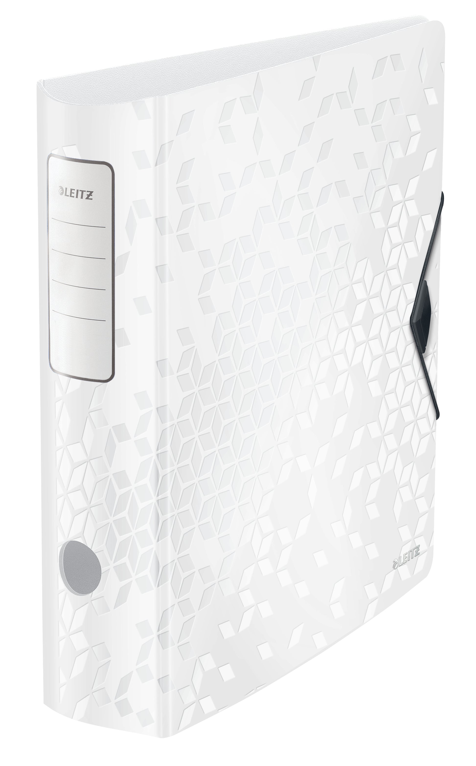 Leitz Active WOW Ordner – für A4 – Rückenbreite 8,2 cm – Weiss