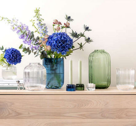 Villeroy & Boch Vase Fleur, Glas, Transparent, 15 cm