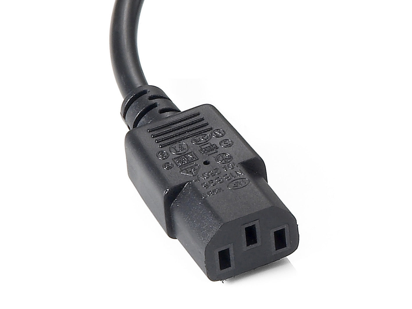 Equip Netzkabel, IEC C14 auf IEC C13, Y-Kabel, 230 V, 1,6 m, Schwarz