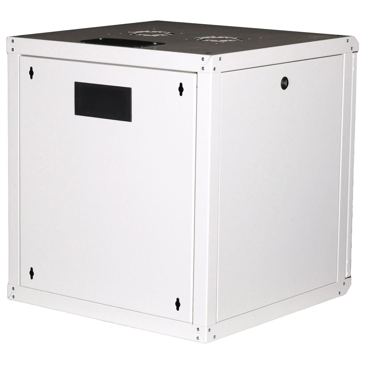 ROLINE Pro – 19" Wandverteiler 12U, IP20, abschliessbar, 600 × 600 × 640 mm, lichtgrau, Stahl
