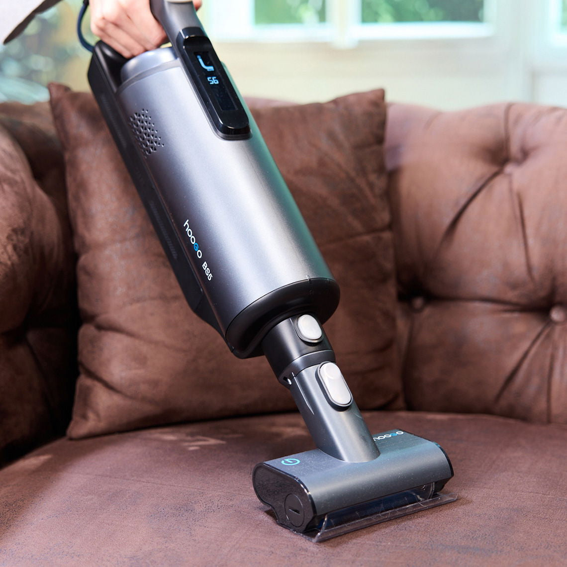 Hoogo Akkustaubsauger BS5 – 60 min, 400 W, Behälter 1 l