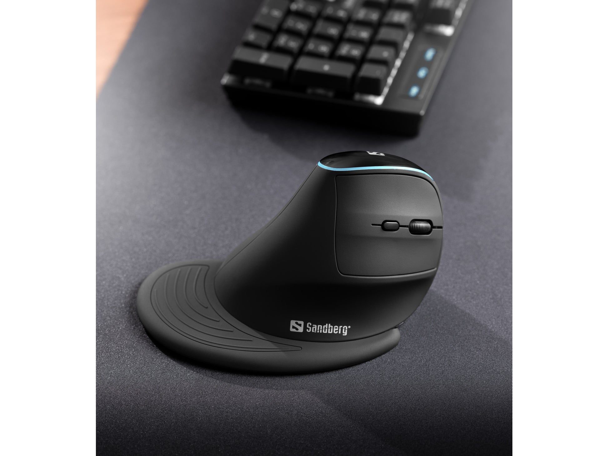 Sandberg Vertical Mouse Pro Ergonomische Maus – kabellos, vertikal