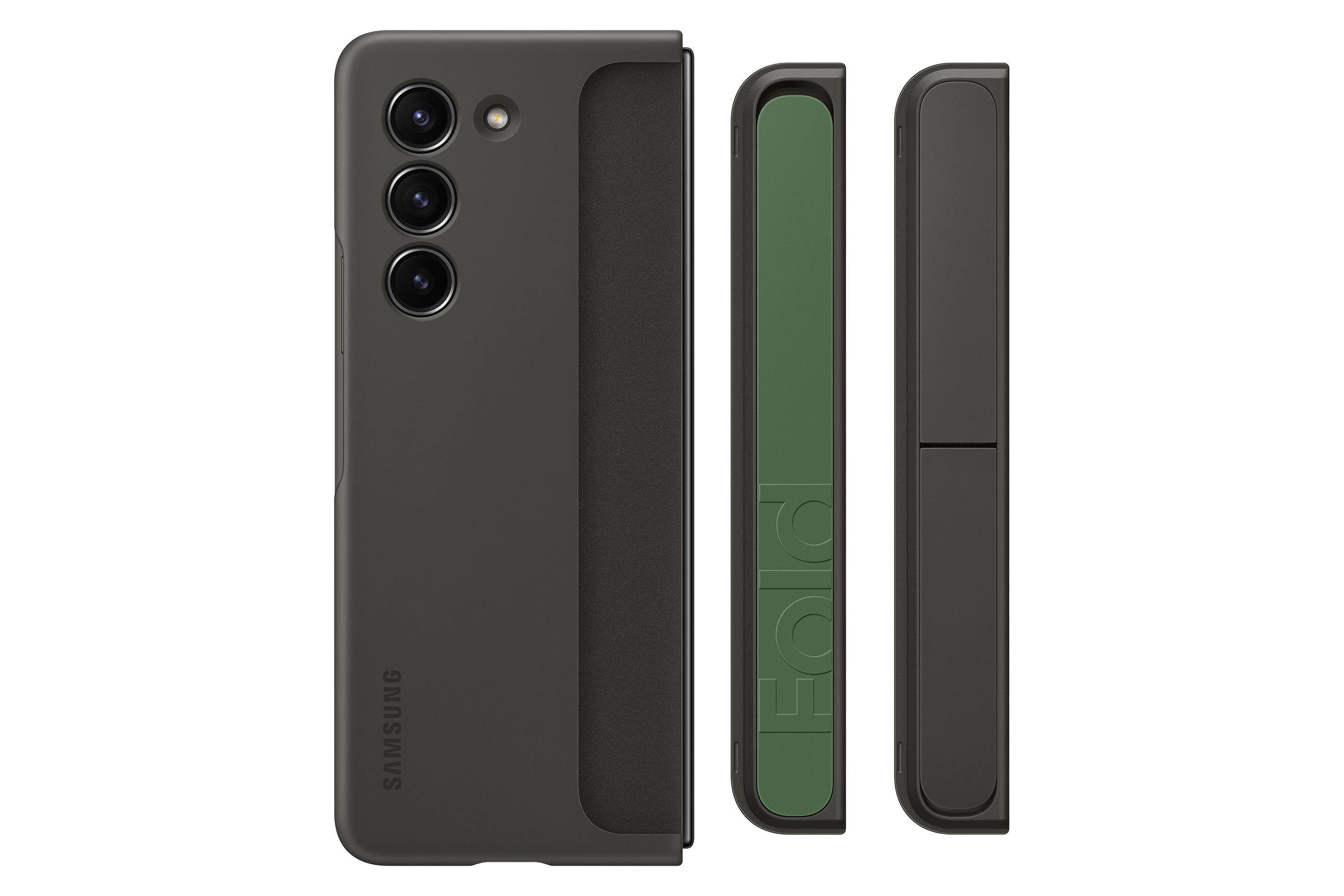 Samsung Backcover – für Samsung Galaxy Z Fold5 – Graphit – mit Kordel
