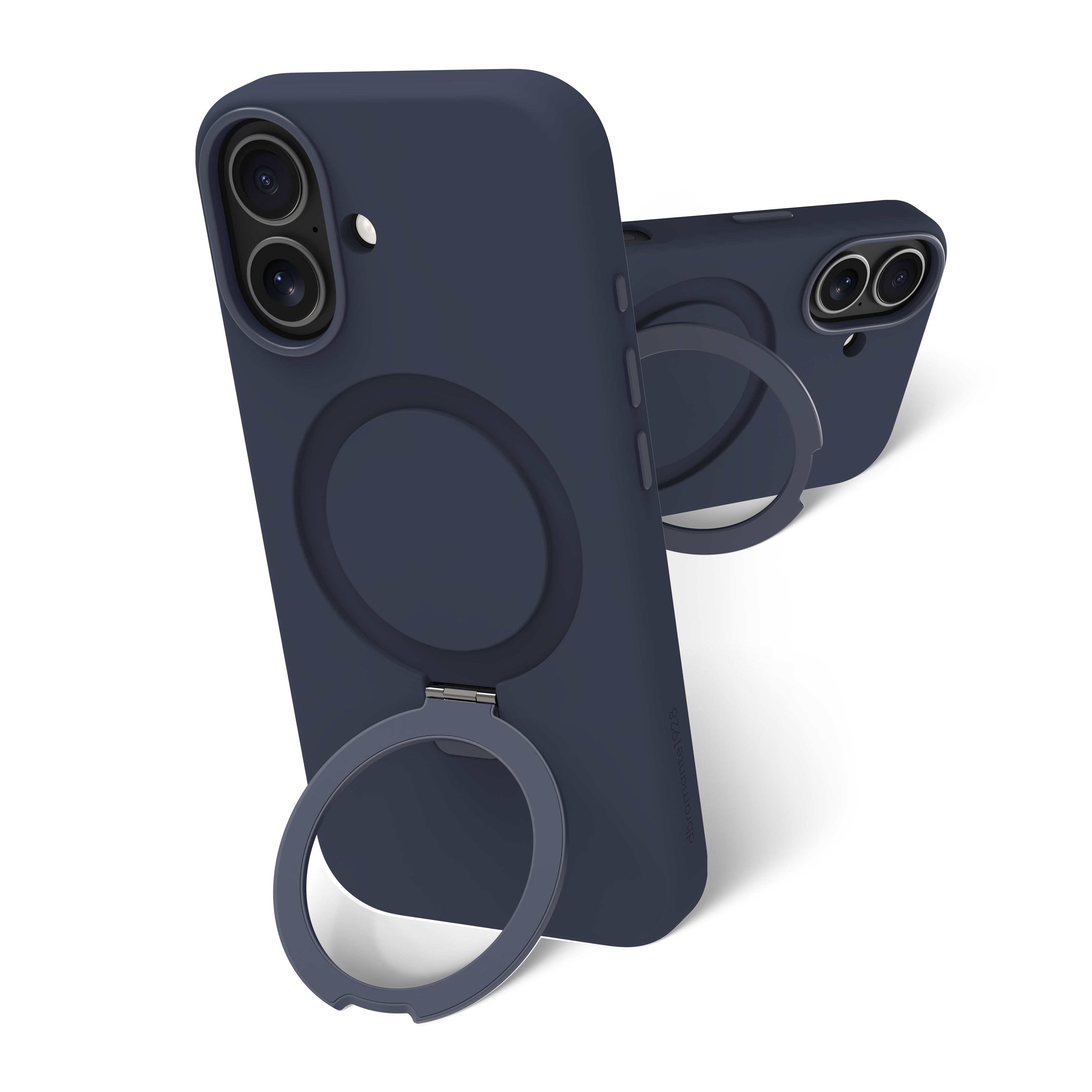 dbramante1928 Roskilde MS Kick ICON Backcover – für Apple iPhone 17, mit Ständer, Kunststoff, Dunkelblau