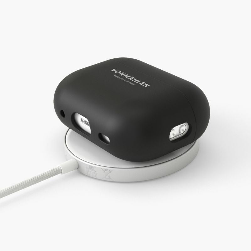 Vonmählen APC00004 – Schutzhülle – für Apple AirPods (2. Generation) – kabelloses Laden – schwarz