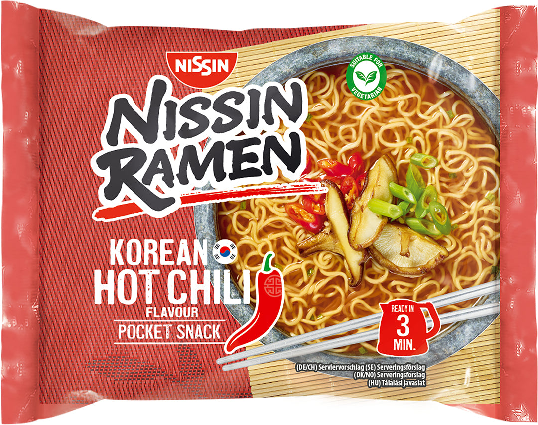 Nissin Food Nissin Instantnudeln Chili – 10×65 g