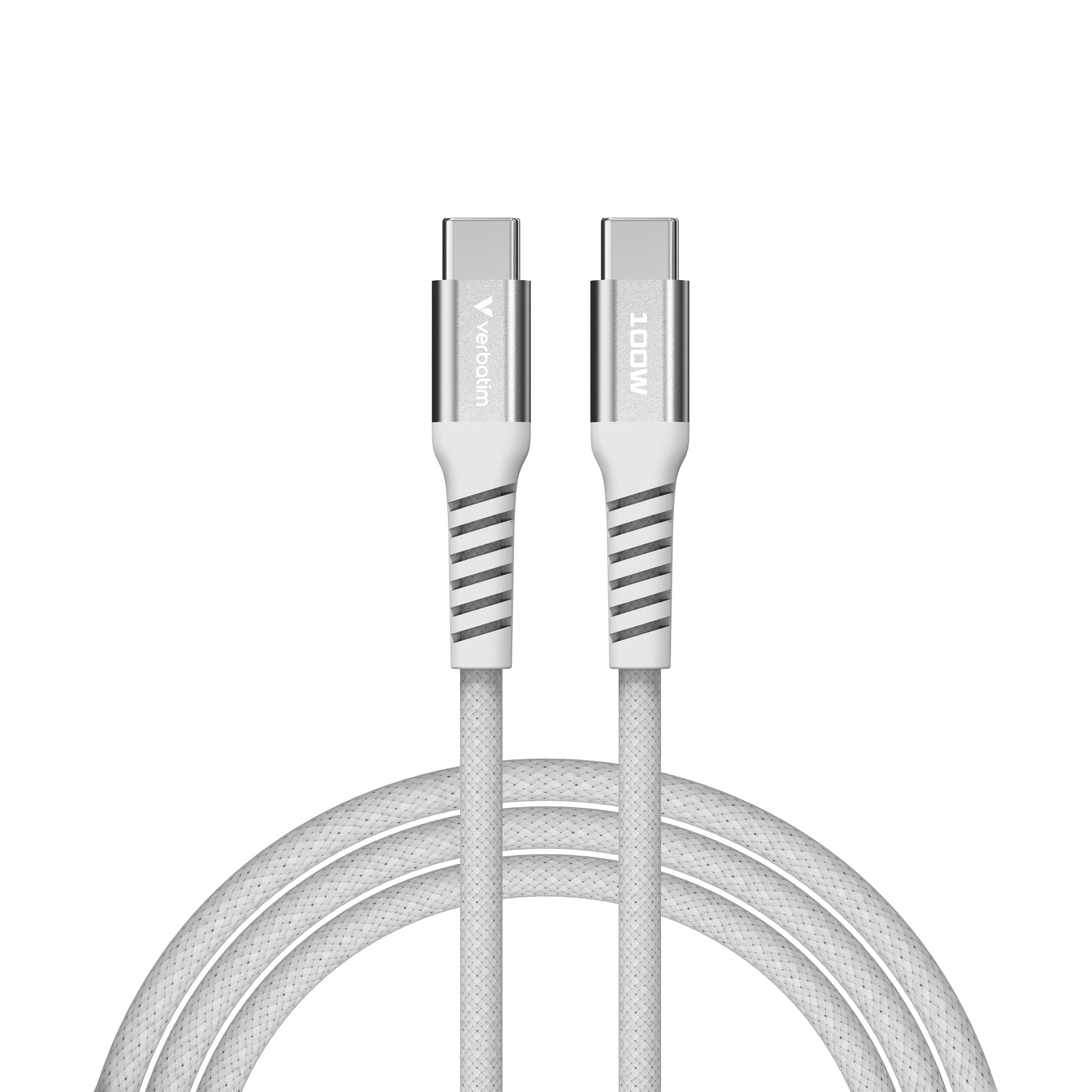 Verbatim USB-C auf USB-C Kabel – USB 2.0 (480 Mbit/s) – 1,2 m – PD 100 W – für iPhone 16, Galaxy S22 und mehr
