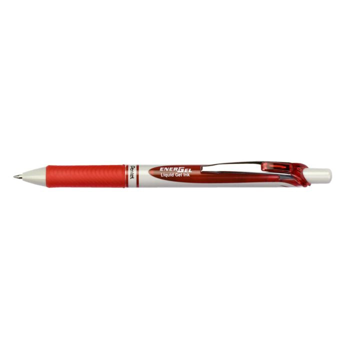 Pentel EnerGel Eco Gelschreiber – rot, 0,7 mm, schnelltrocknend, Druck, nachfüllbar