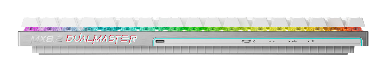 CHERRY MX 8.2 TMR – Tastatur, kabellos (Bluetooth/2,4 GHz), UK-Layout (EN) – für Windows