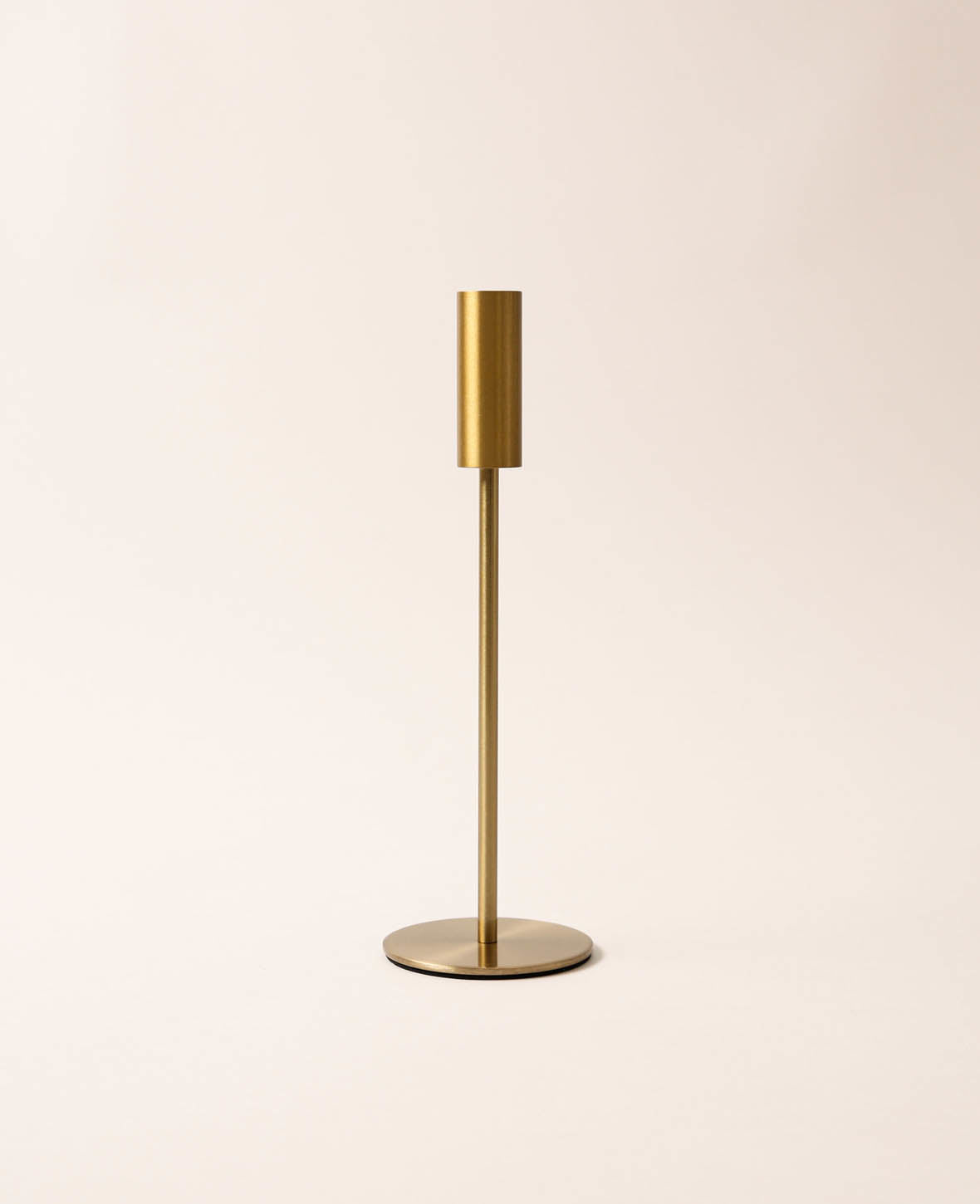 Esmée Kerzenständer – Messing, Gold – Ø 8 × 24,5 cm – 1-teilig